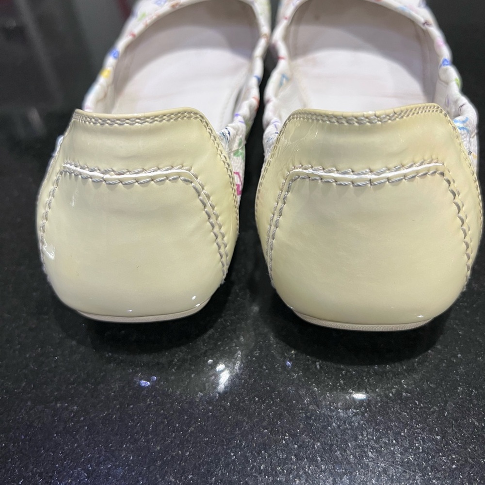 Louis Vuitton Multicolor Ballet Flats with Gold Accents - Picture 3 of 6